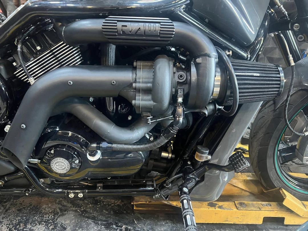 Aussie ExPat Debuts Wild Turbo HarleyDavidson VRod At Phuket Bike Week